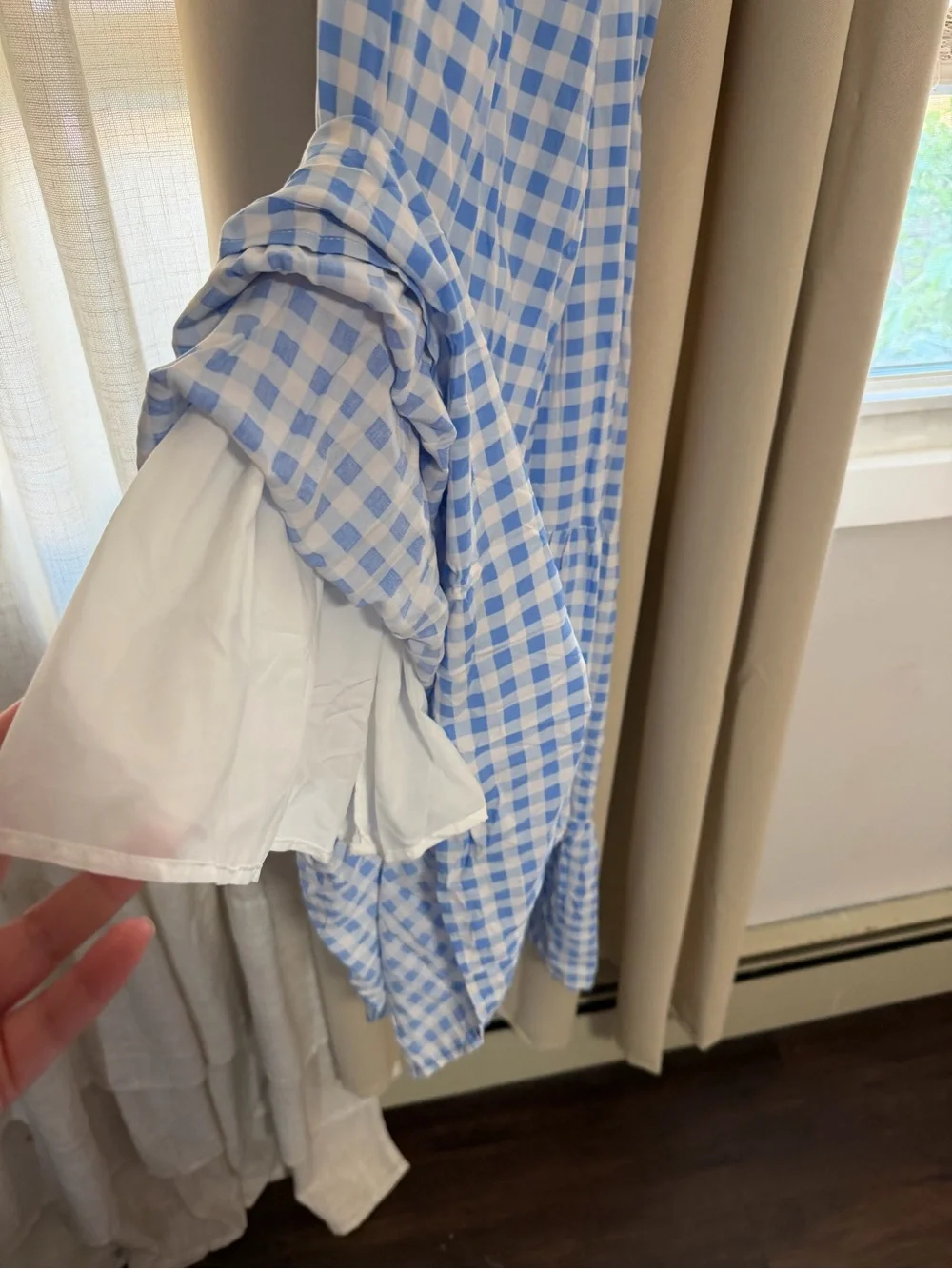 NWT | Zesica Gingham Halter Maxi Dress XL | Cottagecore